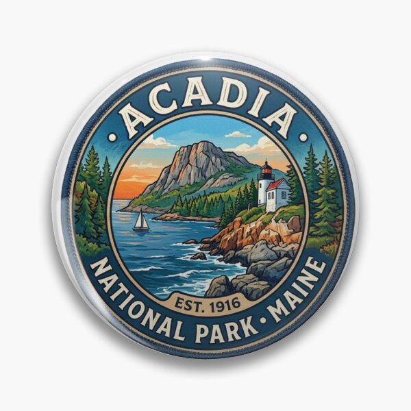 Item preview, Acadia National Park  Maine Us National Parks  designed and sold by TulipaGraphics.