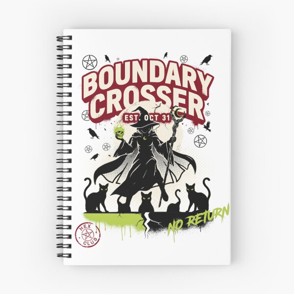 Item preview, Boundary Crossing Witch Halloween Design Graphic Tee v5 designed and sold by DarylWelsh2024.