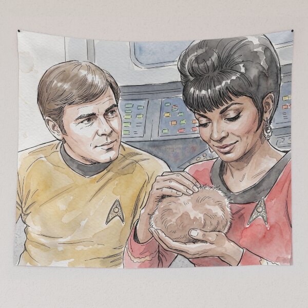 Item preview, Star Trek: Mr Chekov, Lt Uhura, and a Tribble designed and sold by sid1802.