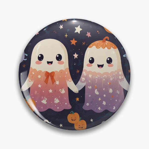 Item preview, Halloween Sticker Sheet Pattern | Black Cats, Ghosts, Pumpkins & Bats | Cute Spooky Icon Print designed and sold by Shiwwa.