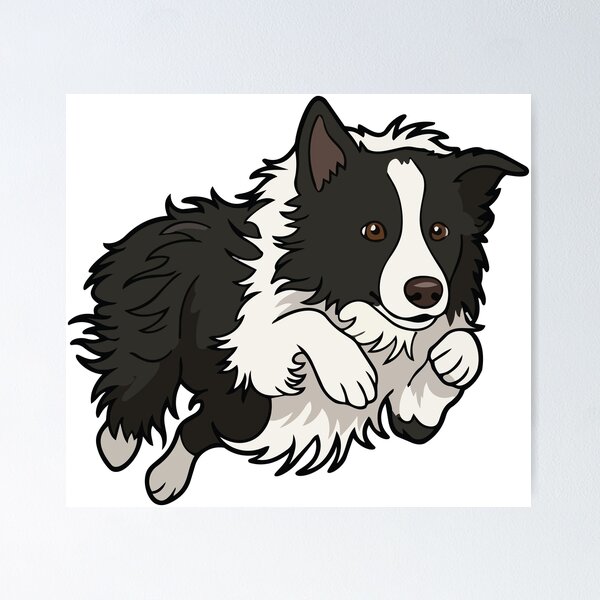 Item preview, Dock Diving Border Collie designed and sold by Bluek9sDesign.