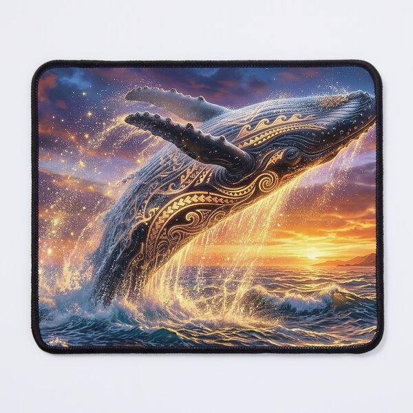 Item preview, Majestic Whale — Mana of the Golden Waves designed and sold by Hawaii26.