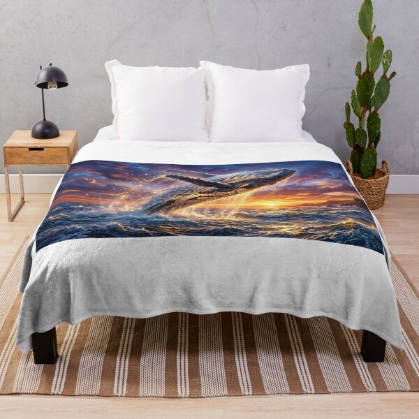 Item preview, Majestic Whale — Mana of the Golden Waves designed and sold by Hawaii26.