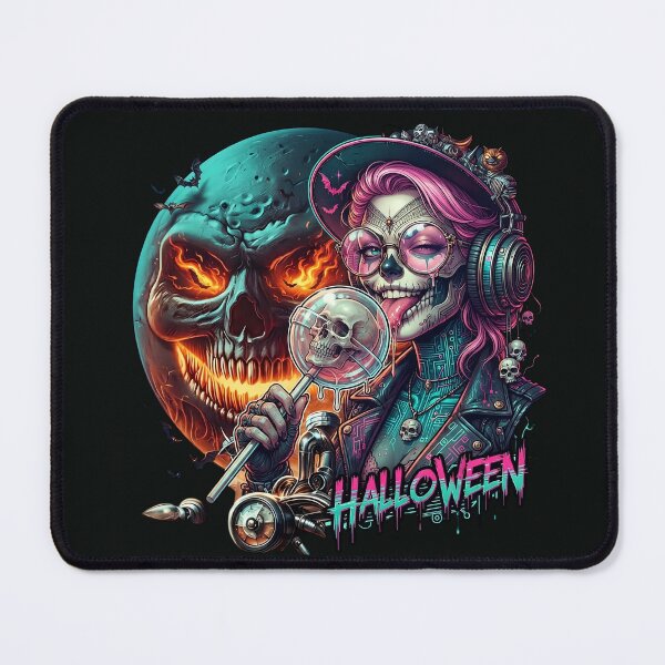 Item preview, Halloween Wicked Witch Skull Lollipop Moon designed and sold by Voodoo Store Paranormal Collections.