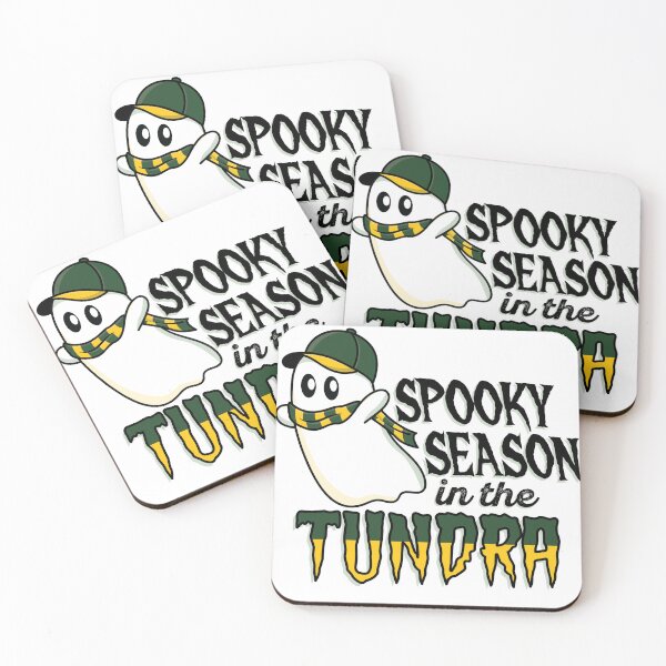 Item preview, Green Bay Halloween Football Ghost Spooky Season in the Tundra designed and sold by colormemaroon.
