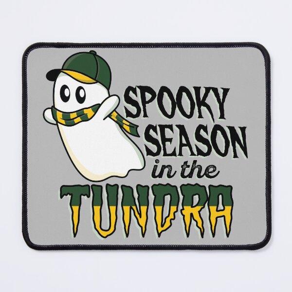 Item preview, Green Bay Halloween Football Ghost Spooky Season in the Tundra designed and sold by colormemaroon.