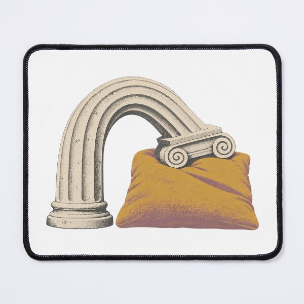 Item preview, Resting Stone Column on Golden Cushion designed and sold by Fawn Crafts.