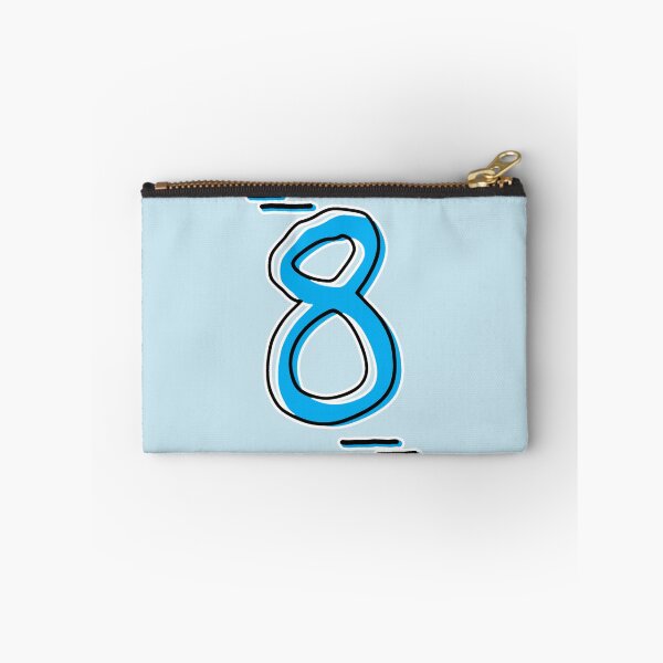 Artikelvorschau, Nummer 8 – Kräftig blaues künstlerisches Zifferndesign entworfen und verkauft von Dyche Studio.