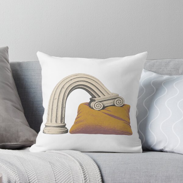 Item preview, Resting Stone Column on Golden Cushion designed and sold by Fawn Crafts.