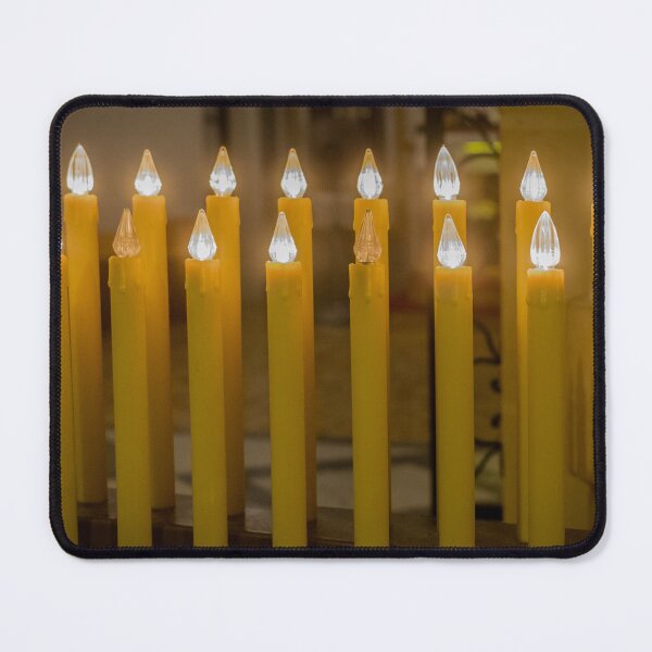Item preview, Row Of Yellow LED Candles And Warm Lights For Christmas Window Or Holiday Decoration designed and sold by Nmallia.
