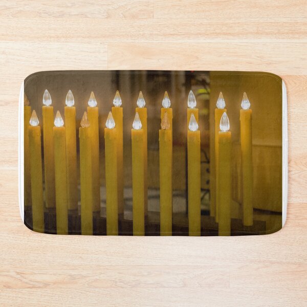 Item preview, Row Of Yellow LED Candles And Warm Lights For Christmas Window Or Holiday Decoration designed and sold by Nmallia.