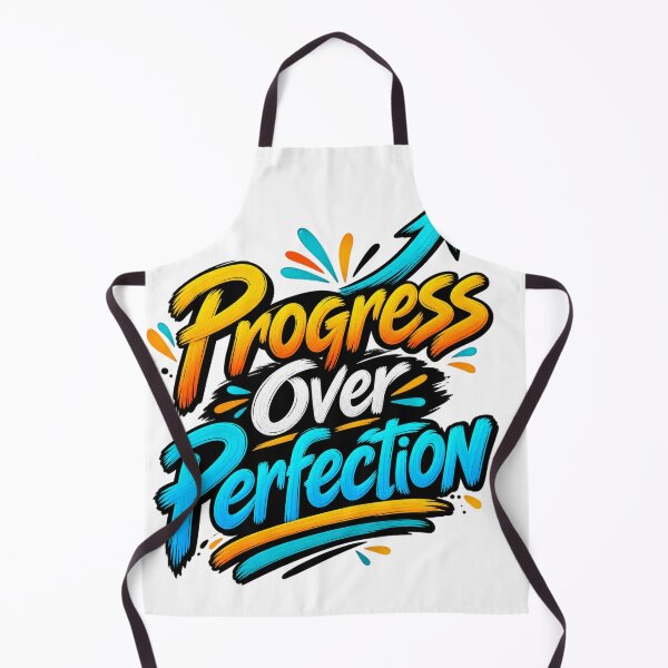 Item preview, Progress Over Perfection Motivational Quote designed and sold by Design Sounds Studio.