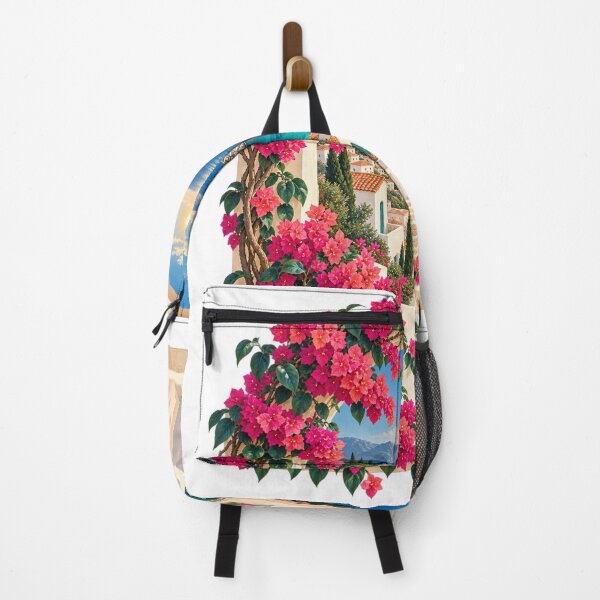 Item preview, Moonlit Mountain Portal with Red Poppies – Art Nouveau Landscape designed and sold by Pixel & Ponder.