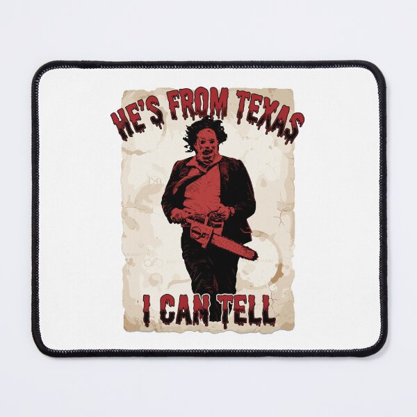 Item preview, hes from Texas i can Tell Shirt Halloween, Chainsaw Horror designed and sold by Designart68.