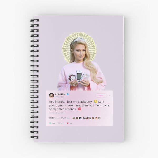 Item preview, Paris Hilton 'Lost Blackberry / 3 iPhones' Art designed and sold by SameOldChic.