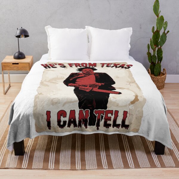 Item preview, hes from Texas i can Tell Shirt Halloween, Chainsaw Horror designed and sold by Designart68.