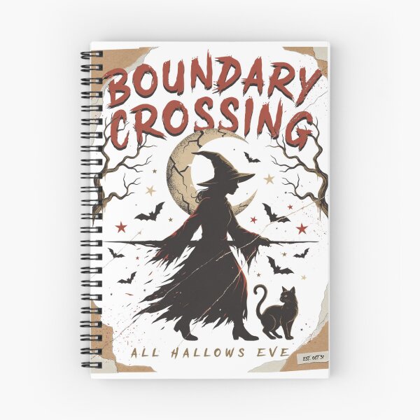 Item preview, Boundary Crossing Witch Halloween Design Graphic Tee v6 designed and sold by DarylWelsh2024.
