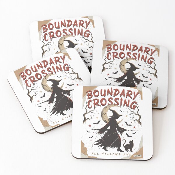 Item preview, Boundary Crossing Witch Halloween Design Graphic Tee v6 designed and sold by DarylWelsh2024.