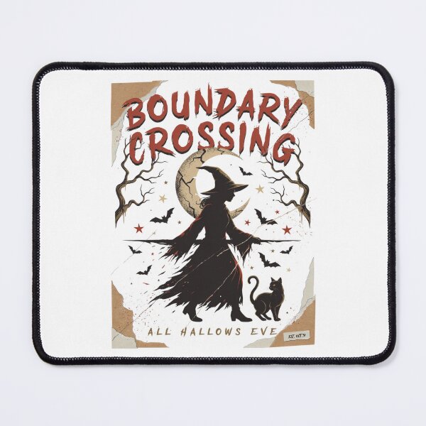 Item preview, Boundary Crossing Witch Halloween Design Graphic Tee v6 designed and sold by DarylWelsh2024.