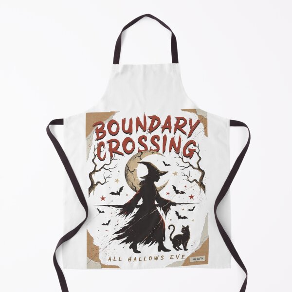 Item preview, Boundary Crossing Witch Halloween Design Graphic Tee v6 designed and sold by DarylWelsh2024.