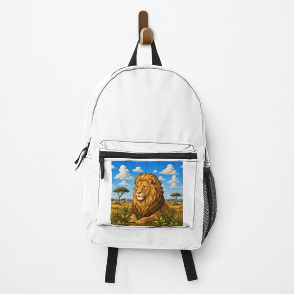 Item preview, Majestic Lion in African Savannah designed and sold by EmylyWoods.