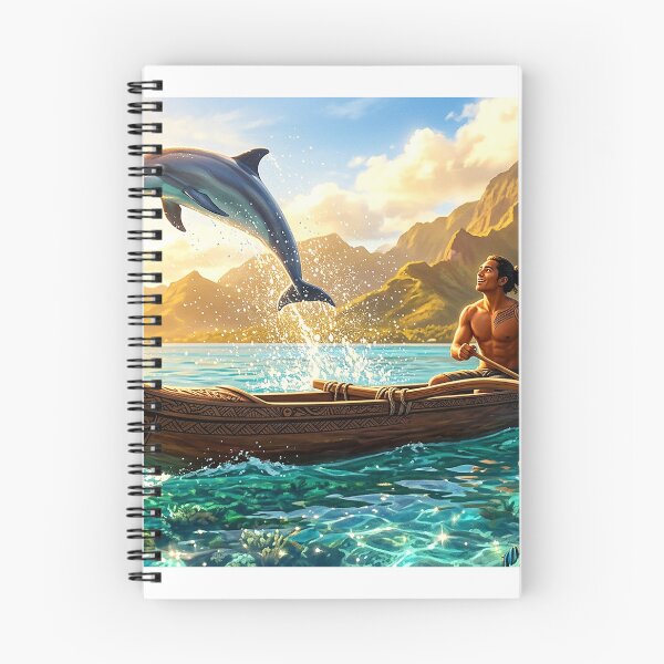 Item preview, Sacred Encounter — The Outrigger and the Dolphin designed and sold by Hawaii26.