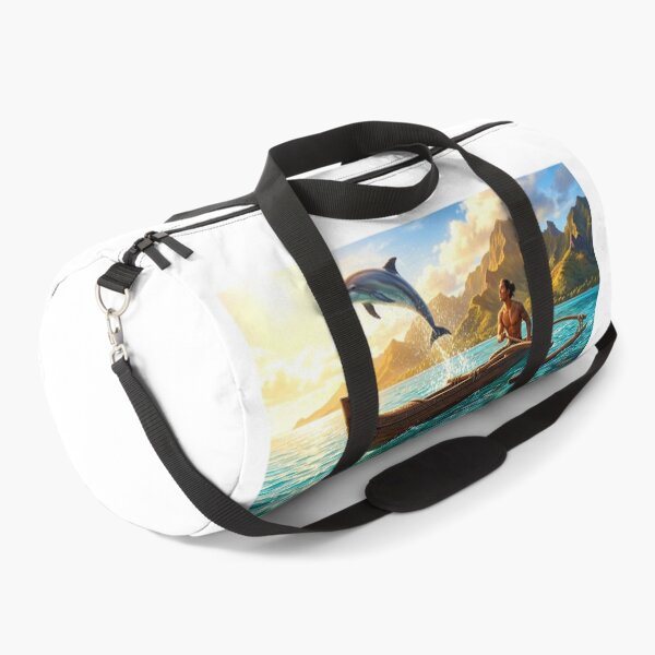 Item preview, Sacred Encounter — The Outrigger and the Dolphin designed and sold by Hawaii26.