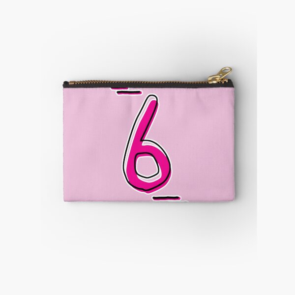 Artikelvorschau, Nummer 6 – Künstlerisches Zifferndesign in kräftigem Pink entworfen und verkauft von Dyche Studio.