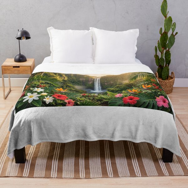 Item preview, Tropical Waterfall Exotic Flowers designed and sold by Hawaii26.