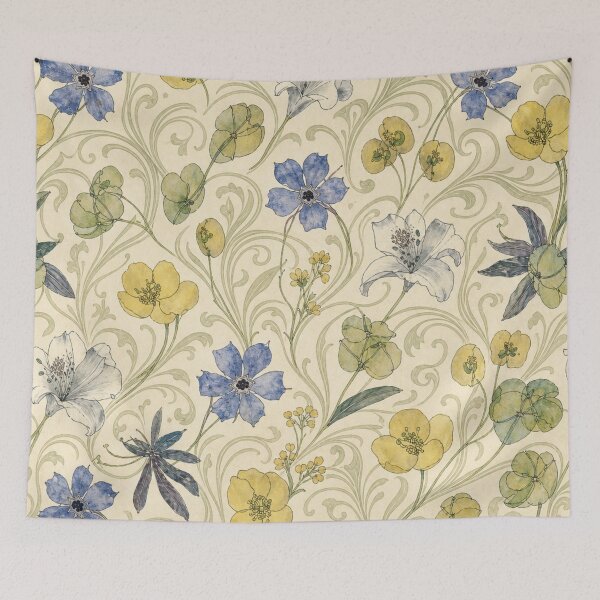 Item preview, Vintage Floral Pattern designed and sold by cbfineart.