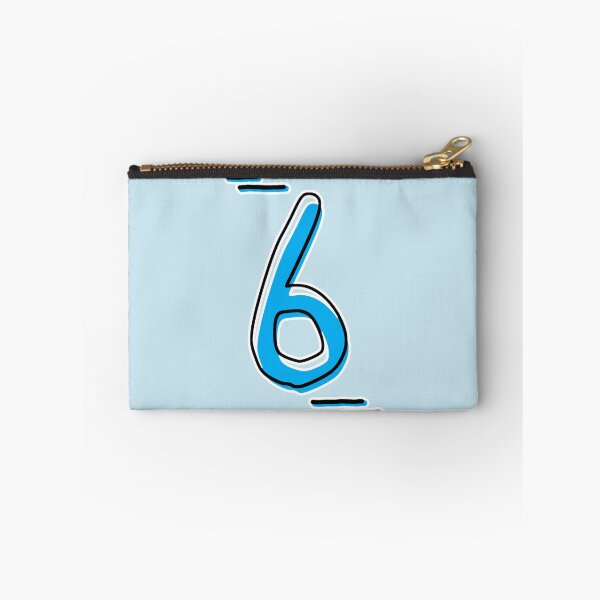 Artikelvorschau, Nummer 6 – Kräftig blaues künstlerisches Zifferndesign entworfen und verkauft von Dyche Studio.