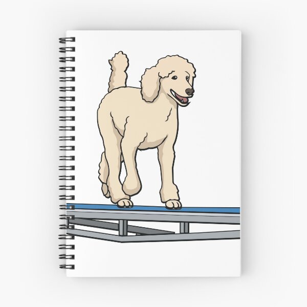 Item preview, Agility Poodle on Dog Walk designed and sold by Bluek9sDesign.