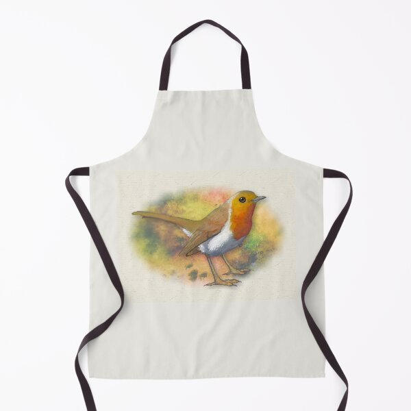 Item preview, English Robin Pastel Art with Colorful Background designed and sold by JoyfulWhimsy.
