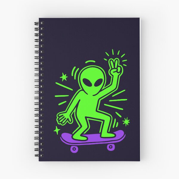 Item preview, Alien Skateboard - Street Art designed and sold by Wander X Design.