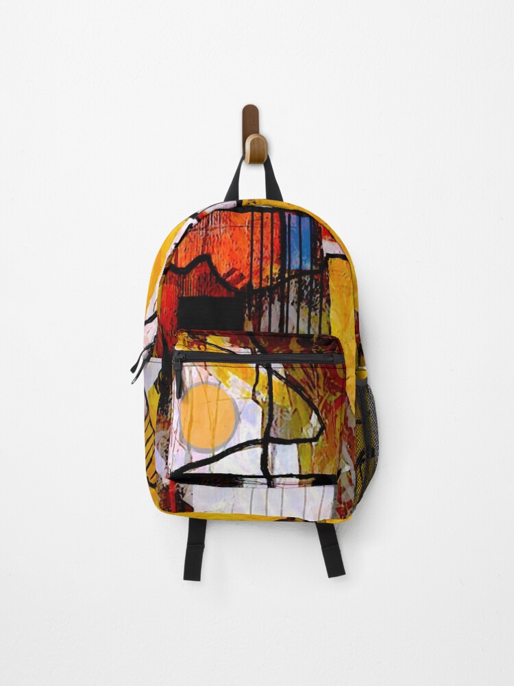 Thumbnail 1 of 3, Backpack, Abstract Landscape designed and sold by ViaARTfactory.