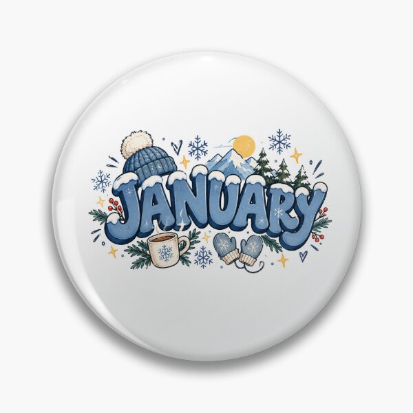 Item preview, January Winter Wonderland Cozy Snowy Month Aesthetic designed and sold by Snikdha.