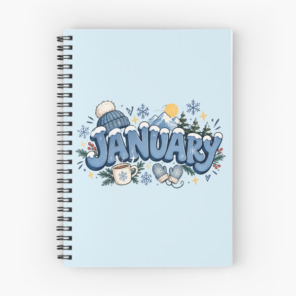 Item preview, January Winter Wonderland Cozy Snowy Month Aesthetic designed and sold by Snikdha.