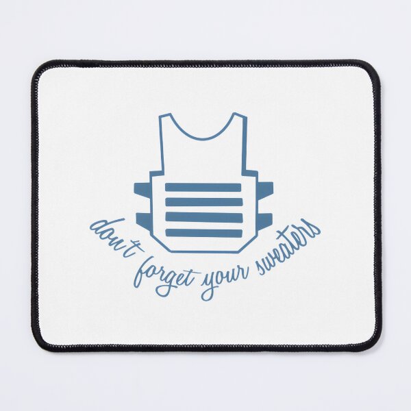 Item preview, Don't Forget Your Sweaters Blue Cozy Fall and Winter Design designed and sold by artounii.