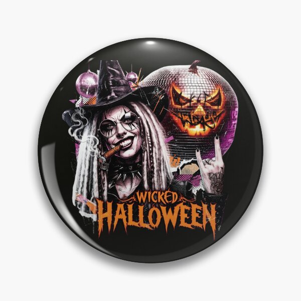 Item preview, Halloween Wicked Witch Cigar Disco Pumpkin designed and sold by Voodoo Store Paranormal Collections.