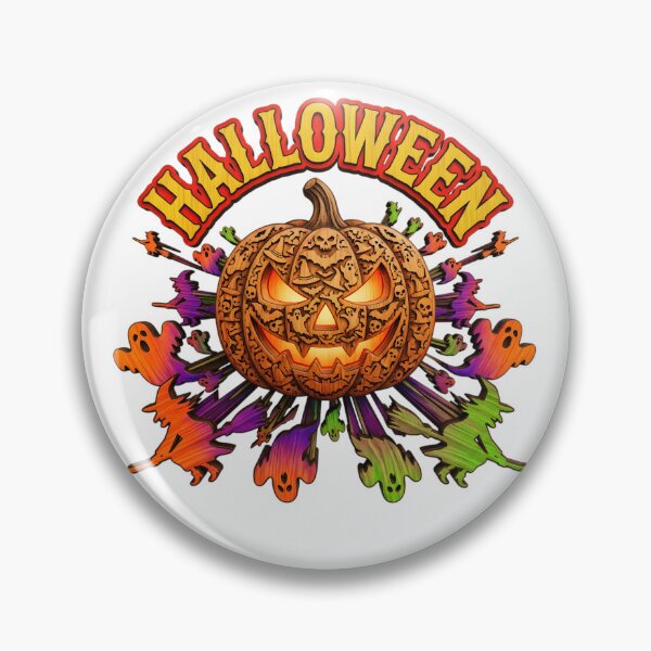 Item preview, Spooky Halloween Pumpkin Wooden Puzzle Art - 3D Ghost Graphic designed and sold by VisualVerseLab.