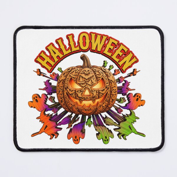 Item preview, Spooky Halloween Pumpkin Wooden Puzzle Art - 3D Ghost Graphic designed and sold by VisualVerseLab.