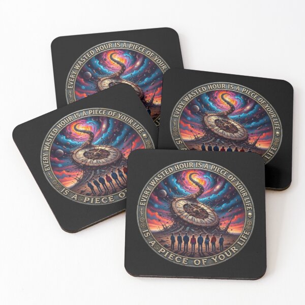 Item preview, Every Wasted Hour Is A Piece Of Your Life - Cosmic Clock designed and sold by ManSplotu.