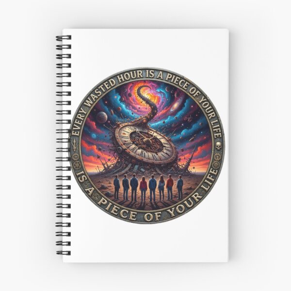 Item preview, Every Wasted Hour Is A Piece Of Your Life - Cosmic Clock designed and sold by ManSplotu.