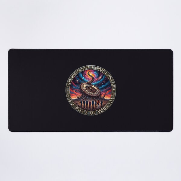 Item preview, Every Wasted Hour Is A Piece Of Your Life - Cosmic Clock designed and sold by ManSplotu.