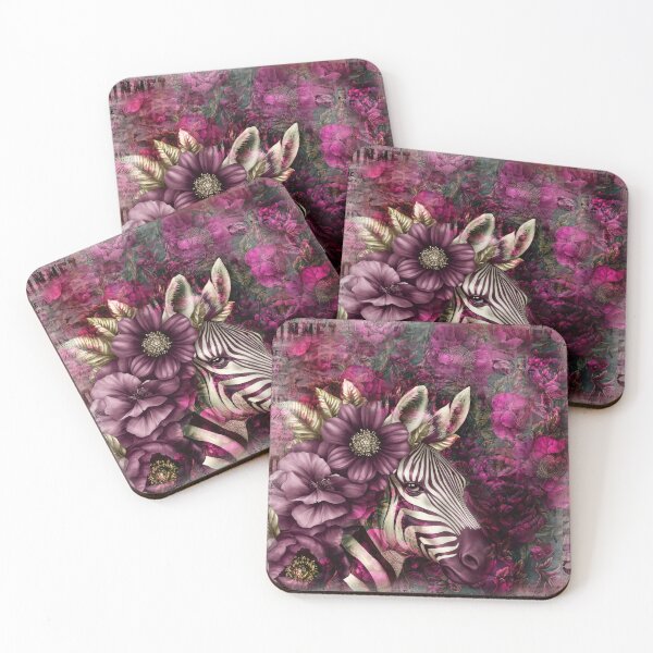 Item preview, Floral Zebra  designed and sold by artsandsoul.