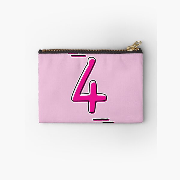 Artikelvorschau, Nummer 4 – Künstlerisches Zifferndesign in kräftigem Pink entworfen und verkauft von Dyche Studio.