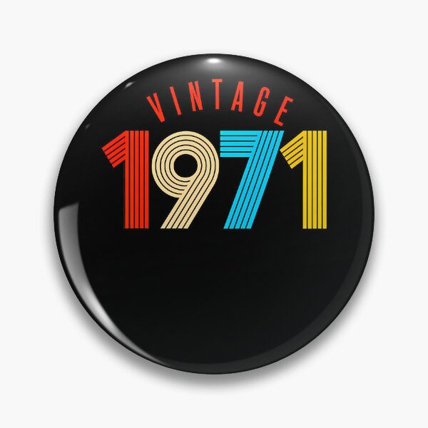 Item preview, Vintage 1971 Retro Seventies Birthday designed and sold by smiadraspi.