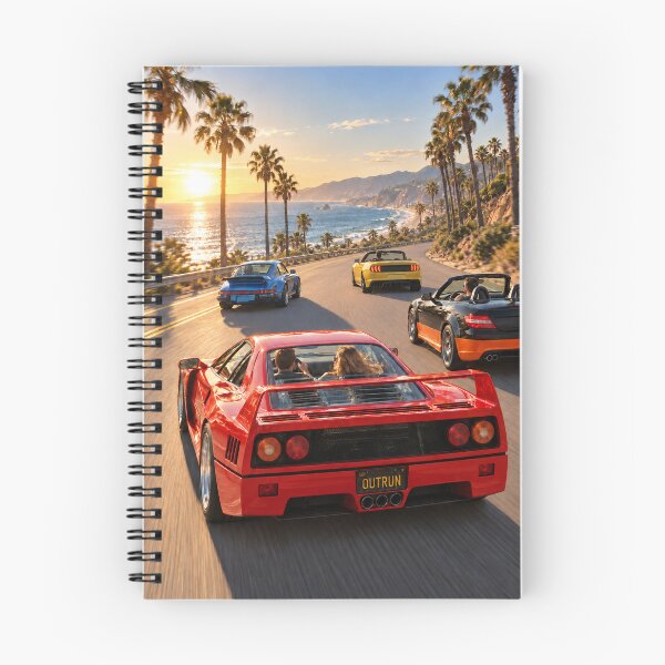 Item preview, Legends of the Coast – Outrun Summer Road Trip designed and sold by Pixel Sakura Gallery.