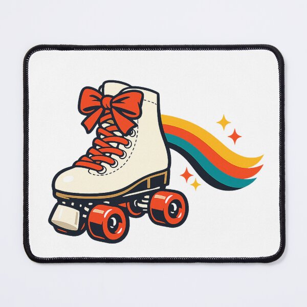 Item preview, Retro Roller Skate Rainbow Rollerskating Nostalgia designed and sold by eignvalue.
