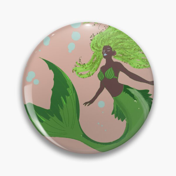 Item preview, The Green Mermaid designed and sold by AdonnelArts.